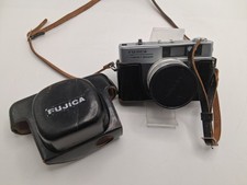 Fujica Compact Deluxe 35mm Film Camera with Case, Strap and Lens Cap