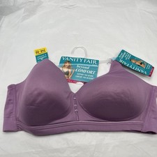 Vanity Fair Beyond Comfort Full Coverage Bra Orchid 72282 Sz. 40C