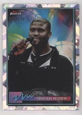 2021 Topps Finest Atomic Refractor 25/299 Isaiah Rider #26 4z8