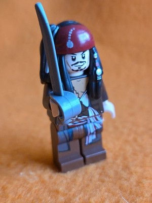 Lego Captain Jack Sparrow with Jacket 4184 Pirates of the Caribbean Minifigure