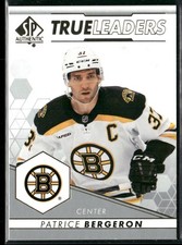 2022-23 SP Authentic Patrice Bergeron True Leaders #TL-23 Boston Bruins