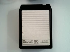 Vintage Scotch 90 Minute 8-Track Tape Blank Media DYNA-RANGE Audio