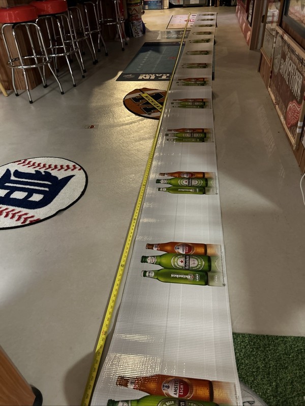 25 Ft Heineken Amstel Light Beer Banner Sign 2009 Party Dorm Room