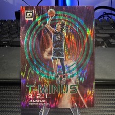 2022-23 Panini Donruss Optic - T-Minus 3, 2, 1 Ja Morant #9 Green Shock Prizm
