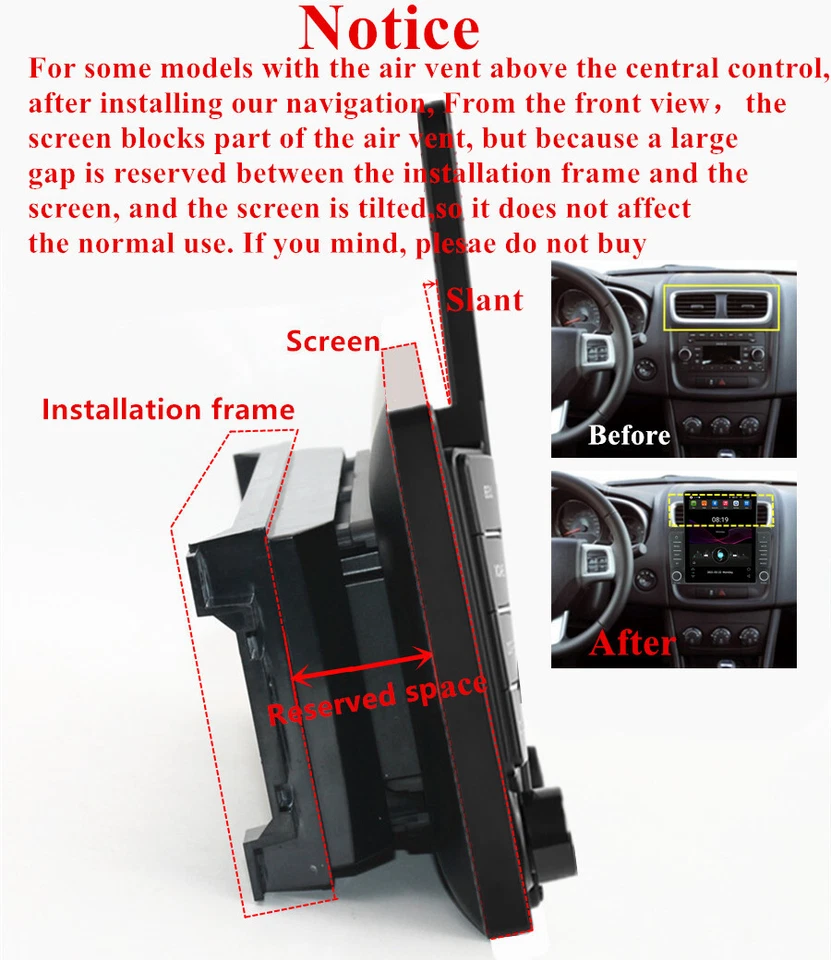 9.5" Android 10.1 Radio GPS Für Jeep Wrangler Commander mit Carplay Android Auto - Bild 3 von 4