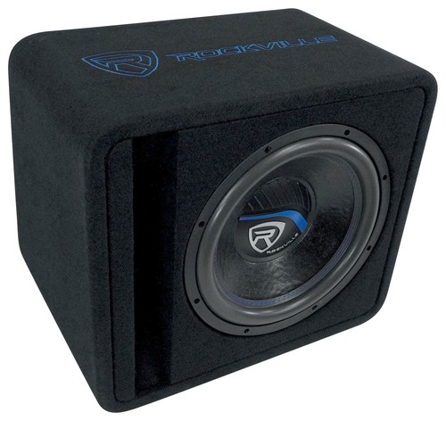 Rockville VS12K51 12" K5 1400w Car Subwoofer in Vented Sub Enclosure Box - 1 Ohm - 第 1/9 張圖片