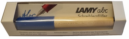 Lamy Abc Penna Stilo Bambino Mano Acciaio Levigato IN Taglia A Legno Acero - Imagen 3 de 3