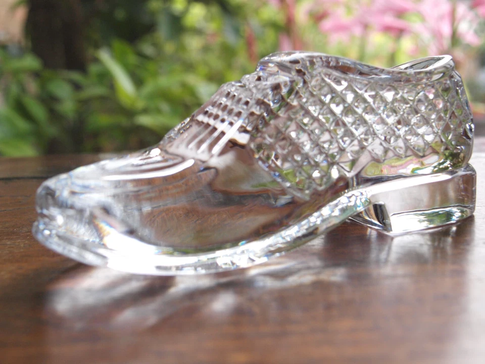 Waterford Crystal Golf Shoe Paperweight Mint, Discontinued - image 4 of 4