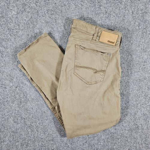 Mavi "Zach" Straight Leg Olive Green Pants Men's Tag Size 38x30 Actual 36x28