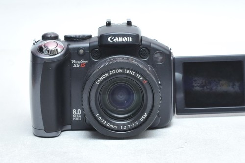 Canon PowerShot S5 IS 8.0MP 12x Zoom Digital Camera - Picture 1 of 4
