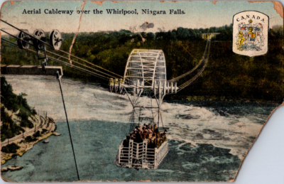 #ad #ad Vintage Postcard Aerial Cableway Niagara Falls Canada $7.13