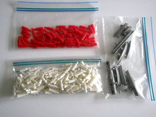 Battleship Game Replacement Parts Red White Pegs Gray Ships Milton Bradley  A