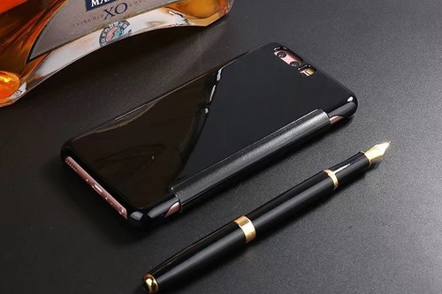 COQUE HOUSSE LIVRE HUAWEI P10 FLIP COVER RABAT FIN EFFET MIROIR + VERRE - Picture 7 of 14