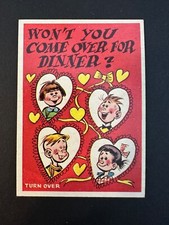 1959 Topps Funny Valentines Trading Cards 16