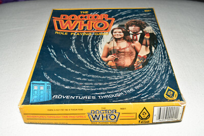 THE DOCTOR WHO ROLE PLAYING GAME 1985 Vintage FASA 9001 +9201 Iytean ...