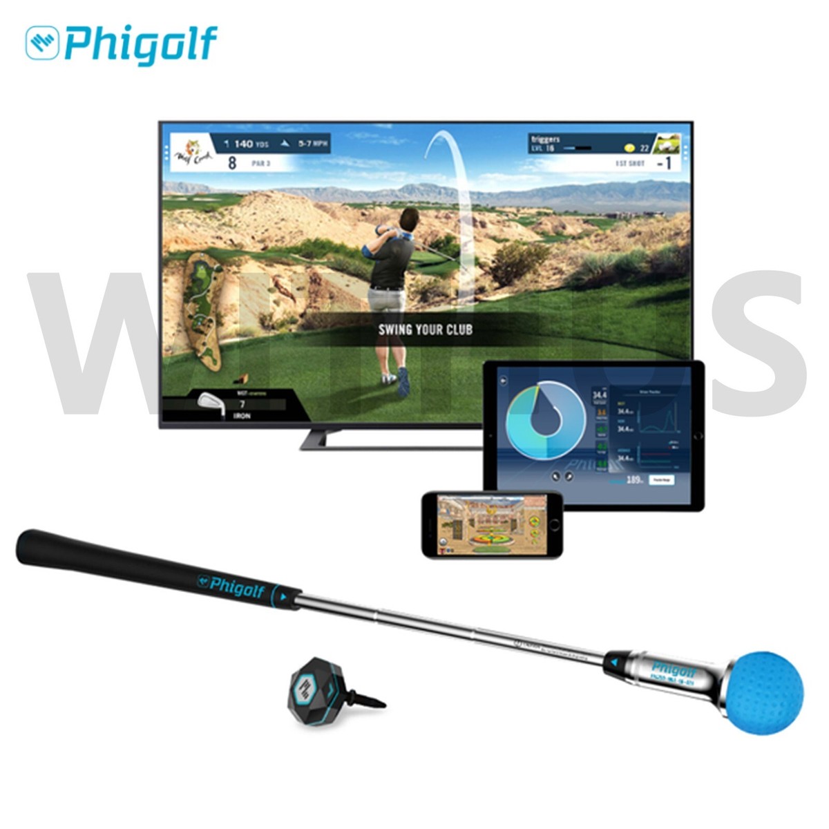 Phigolf 2 Home Smart Screen Golf Simulator Swing Trainer WGT Phigolf 2 Home Smart Screen Golf Simulator Swing Trainer WGT