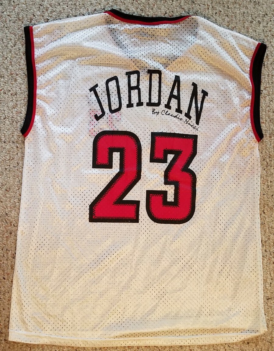 Jordan #23 Mesh Jersey by Claudio Nucci size adult men Large