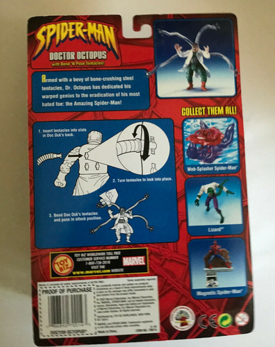 SPIDER-MAN CLASSICS VILLAIN COMIC BOOK DOC OCK DOCTOR OCTOPUS TOYBIZ 2002 - Picture 2 of 2