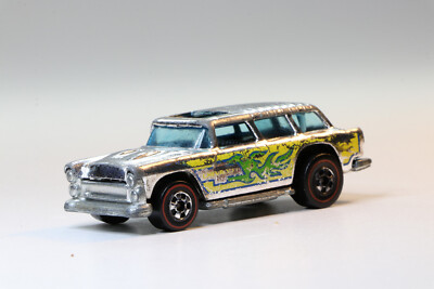 Hot Wheels Redline Alive '55 Super Chromes 1977 Hong Kong Die-Cast Auto Vintage