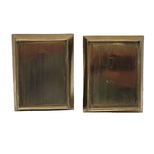 Chinese Brass Wood Stamp Cigar Trinket Box w Two Brass Matching Tray 1920-30s - Picture 15 of 20