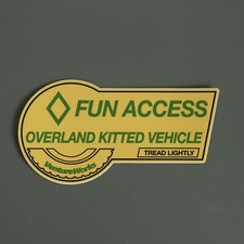 Funny Overland Decal For Jeep Toyota Tread Lightly Hov Style Ohv Vanlife Offroad