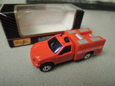 Maisto Special Edition 1/64 Utilty Truck Firedept in OVP aus Sammlung (45/57)