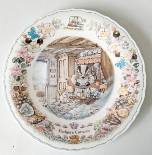 Wedgwood Foxwood Tales Plaque Mer Story les Saules Caravane - Picture 1 of 5