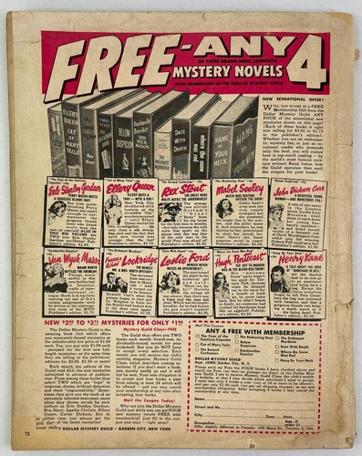 Inside Detective Magazine, June 1950, Vintage True Crime Stories, Pulp, Canadian - Picture 3 of 6