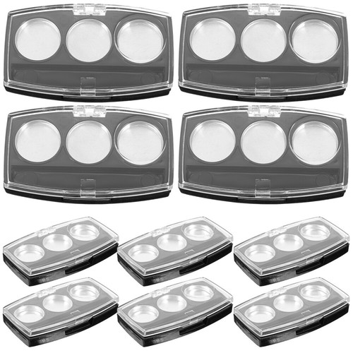 10 Pcs Lidschatten-Box Make-up-Etui Leere Make-up-Palette Mit Gitter - Bild 7 von 12
