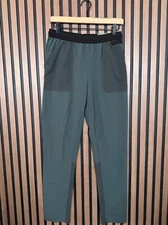 New UniPro Pants Small Gray Ankle Zip Standard Fit QwickDry Drawstring Joggers