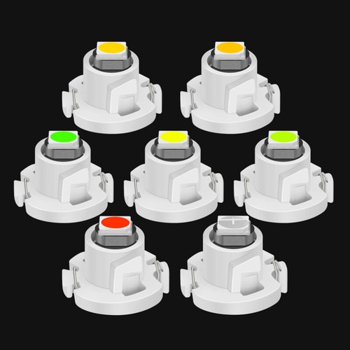 Yellow Replacement Climate Control and Clock Led bulbs For Lexus IS300 2001-05 - Picture 5 of 6