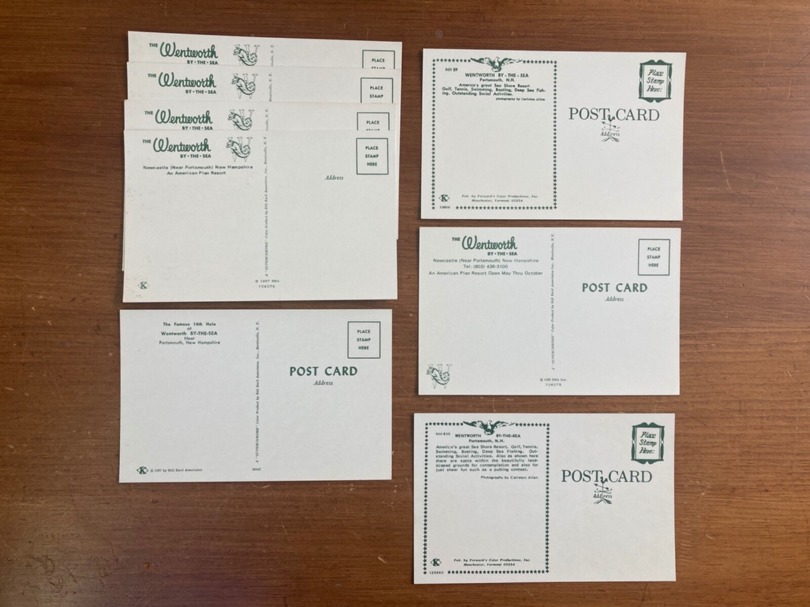 Historic WentworthbytheSea Vintage Postcards Portsmouth, NH Lot of 8 eBay