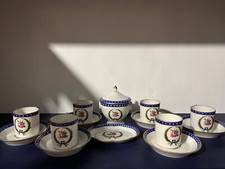 Richard Ginori garden rose tazze caffe