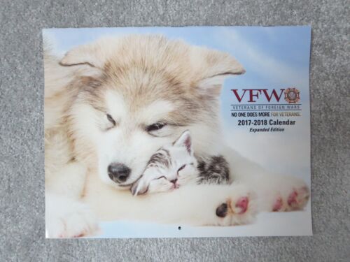 Sehr guter Zustand Kalender 2018 - 12 Monate - Saisonales Thema Katzen & Hunde