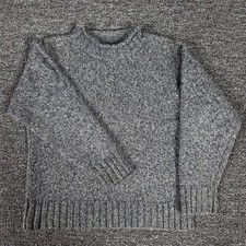 Boys Wool Blend Sweater 7X Gray Sonoma School Outdoor Casual Mock Neck Pullover