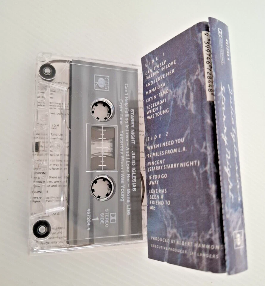 Julio Iglesias Starry Knights Cassette. - Image 3 of 3