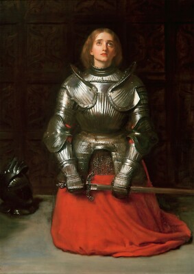 John Everett Millais : ''Joan of Arc'' (1865) - Giclee Fine Art Print