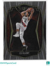 CJ Elleby 2020-21 Panini Select Premier Base Prizm RC #198 Rookie Trail Blazers