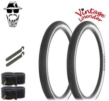 ORIGINAL Vtg LOWRIDER BRANDED BICYCLE TIRES 26X 2.125 CLASSIC MINI BRICK 6pc SET