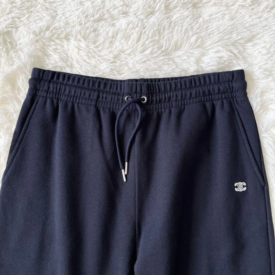 CELINE Felpa Trionf Cotone Cashmere Navy Taglia L Unisex Modifica Termine 2Z0724501