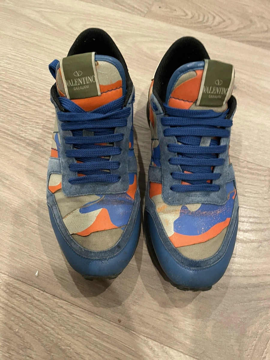 Valentino Garavani Blue Rockrunner Sneakers