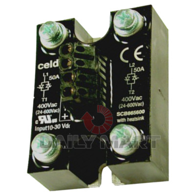 New In Box CELDUC SCB942600 Solid State Relay 12-280VAC 25A