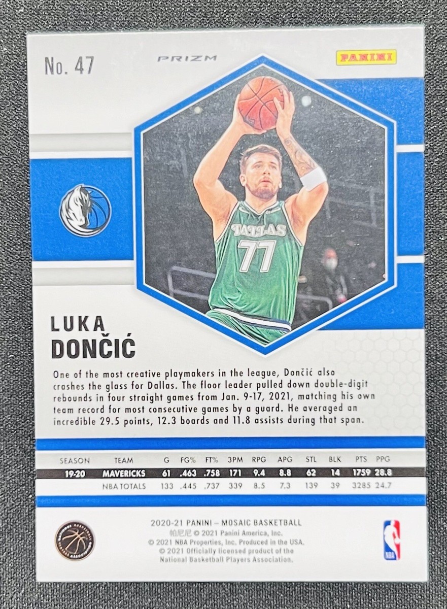 その他 2020 Prizm Mosaic Luka Doncic NBA PSA 10 Luka Doncic 2020 Mosaic #9 Stained Glass /(SSP) Price Guide
