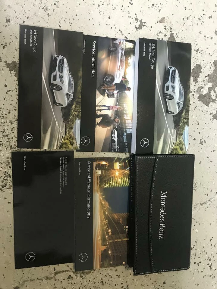 Manual Del Propietario Conjunto OEM MERCEDES BENZ E CLASS COUPE 2019 - Imagen 1 de 1