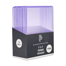 Platinum Protectors 130pt Toploaders Trading Card Sleeves Plastic Card Holders