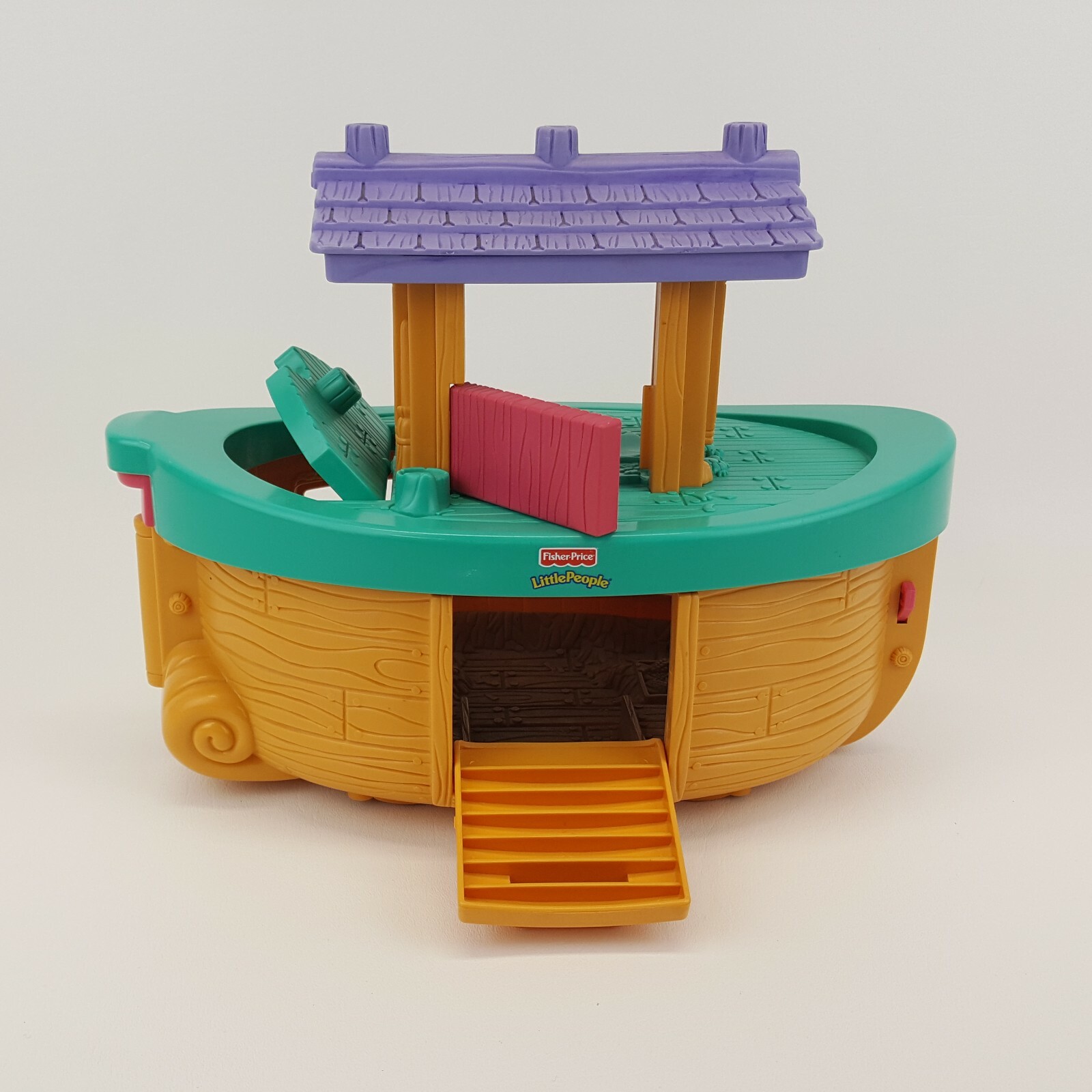 Fisher-Price Replacement Noah Figure For Little People Noah's Ark Playset B1266 - Blue Outfit With Dove - View #9