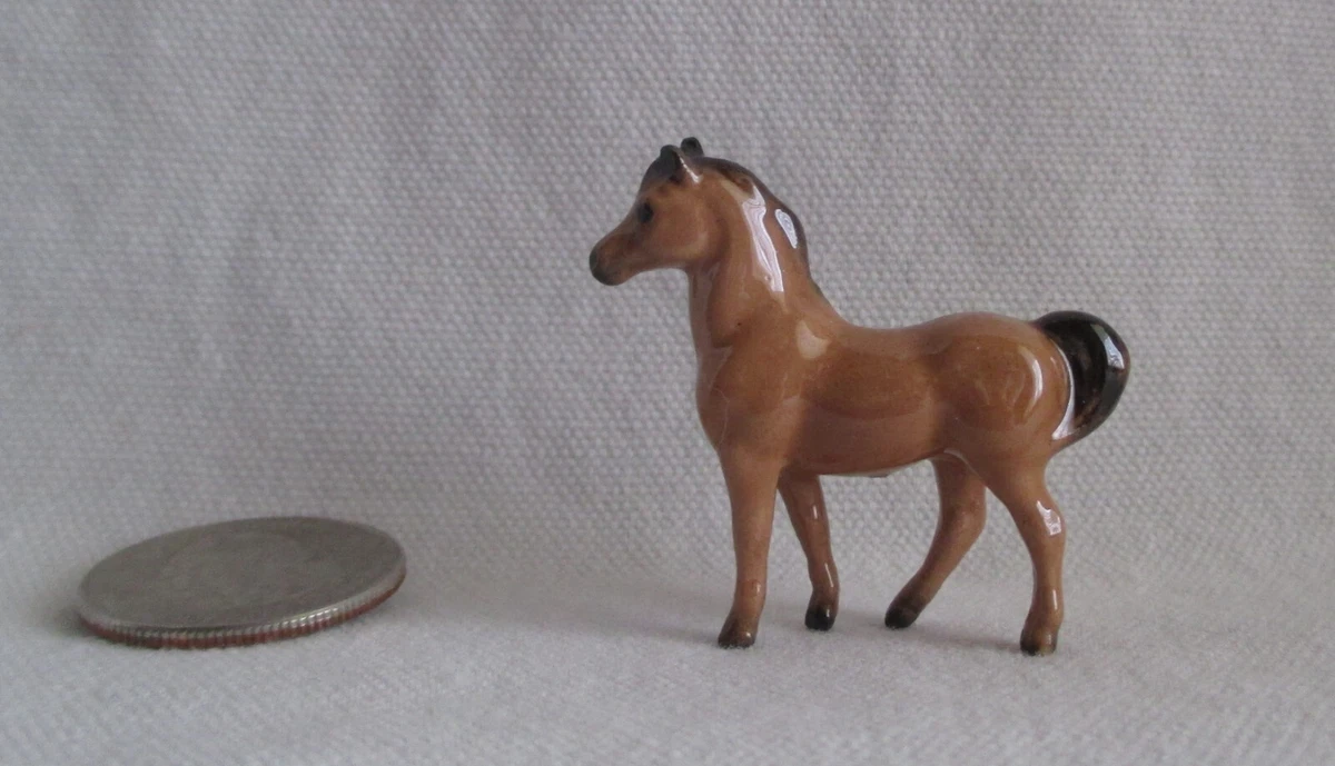Retired Hagen Renaker Horse Mini Mini Stallion Light Bay # A 451 - Maureen  Love | eBay