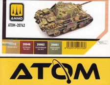 Mig Ammo #20743 ATOM Paint Set - German 1944-45 Standard Colors (4)