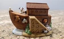 Vintage Homeco Noahs Ark Figurine 1474 Ceramic Porcelain Figurine Home Decor