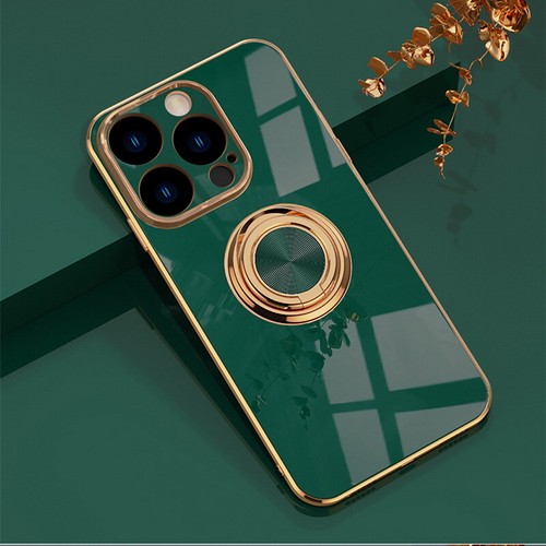 For iPhone 17 16 Pro Max 15 14 13 12 11 Ring Holder Silicone Magnetic Case Cover - Picture 16 of 23